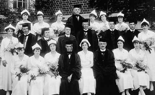 1919 graduating class. Eleanor Crowder Bjoring Center for Nursing Historical Inquiry, University of Virginia School of Nursing.