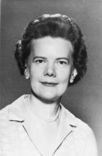Evelyn Bacon, MS, RN, acting chair of the Department of Nursing Education, 1954-1956.	Eleanor Crowder Bjoring Center for Nursing Historical Inquiry, University of Virginia School of Nursing.