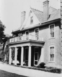 Page House on Elliewood Avenue was rented by the University as a residence for student nurses from 1944-1946.
	