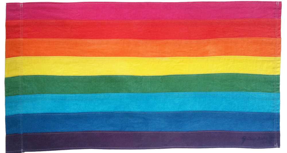 The rainbow pride flag