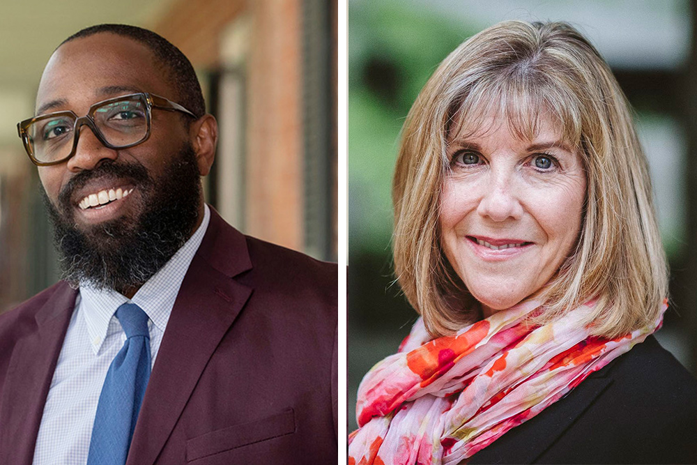Elgin Cleckley and Maureen Metzger, recipients of a UVA All Faculty Teaching Award for 2021