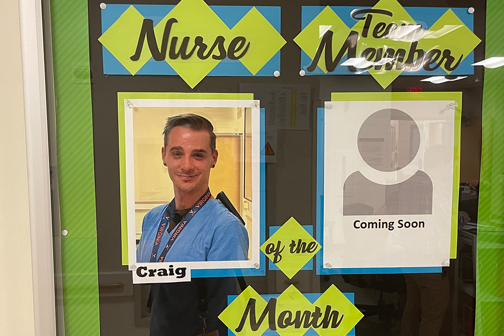 Craig Jefferson Nurse of the Month