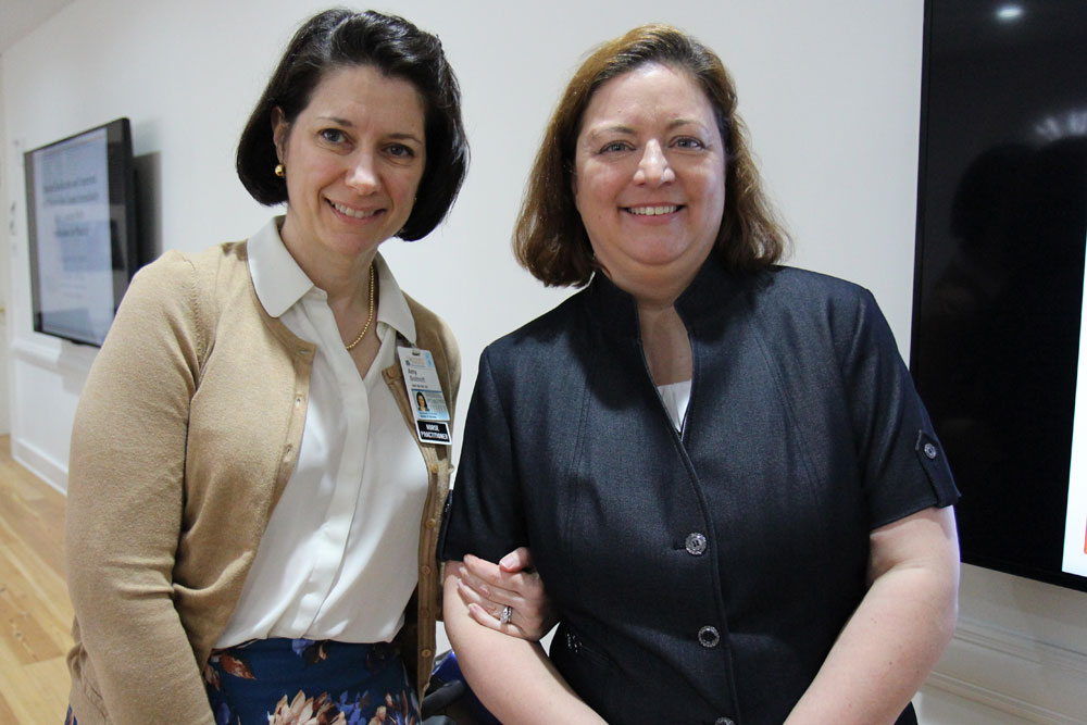 Image of professor Amy Boitnott, DNP graduate, and Terri Clinger, DNP graduate from 2018