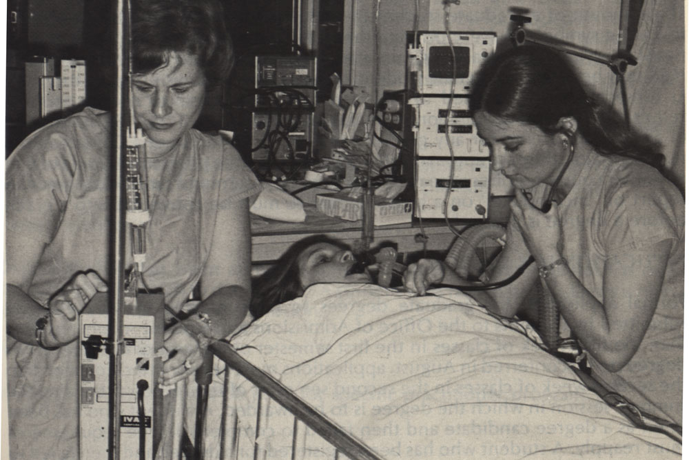 ER nurses at UVA in 1978