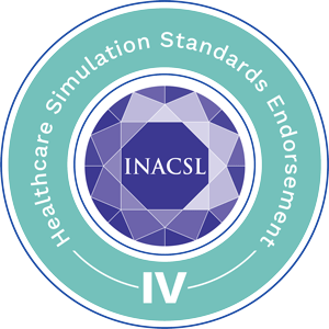 Healthcare Simulation Standards Endorsement seal - HSSE INACSL