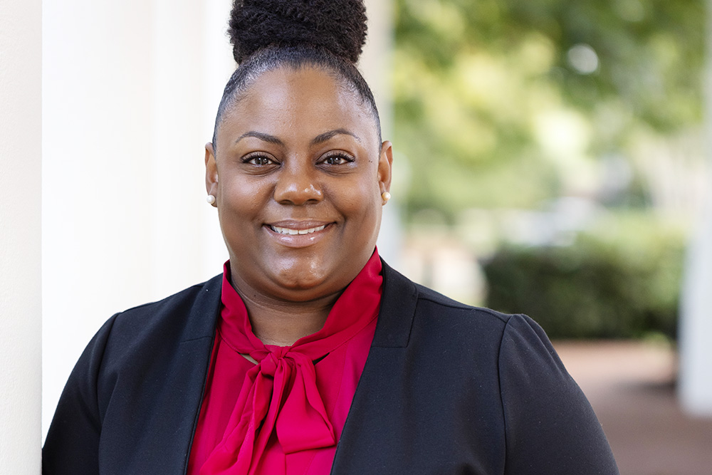 Nurse practitioner Habibah Williams, a DNP student who earned a national AACN award for collaboration on a weight-bias reduction intervention program.