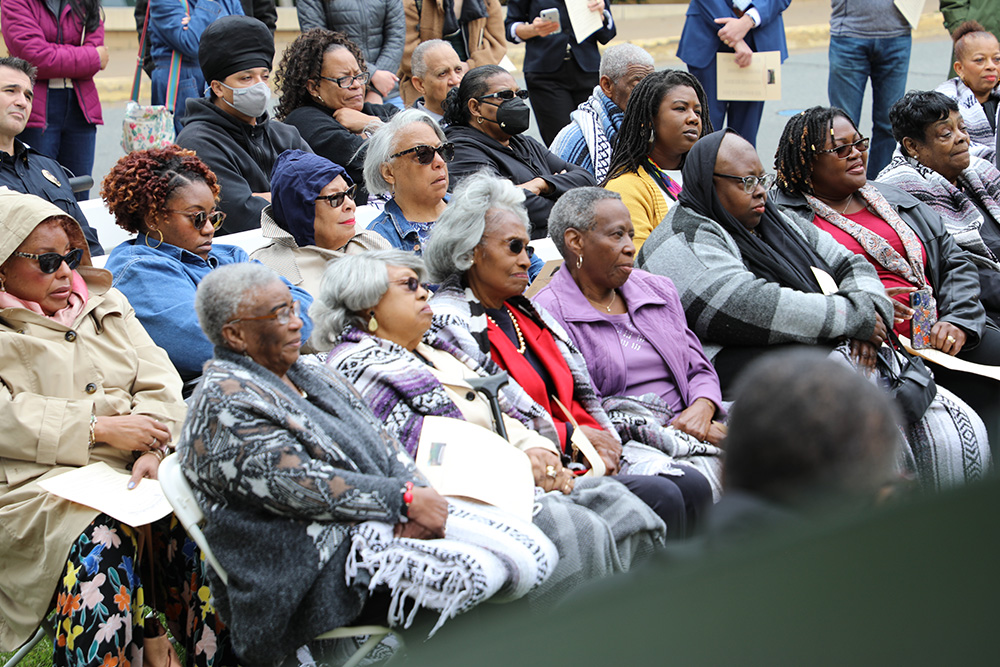 LPN alumni memorial bench dedication ceremony May 3, 2023.