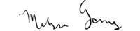 Melissa Gomes signature