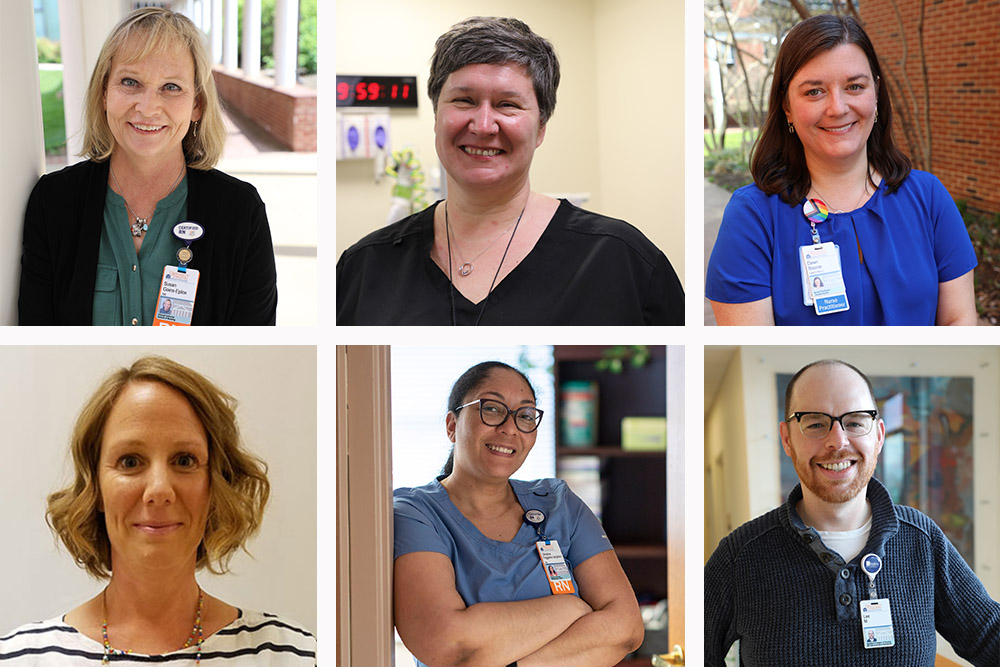 Six new faculty began in spring 2023, including Susan Goins-Eplee, Jennifer Gaines, Dawn Bourne, Emily Evans, Christina Feggans-Langston, and Lee Moore.