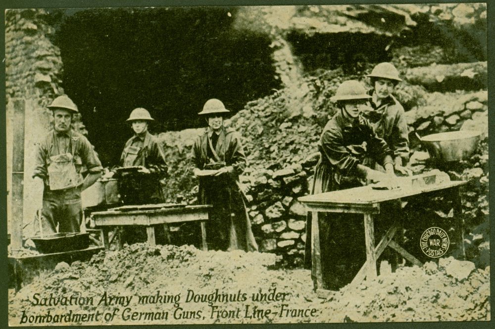 Donut making on the front lines WWI