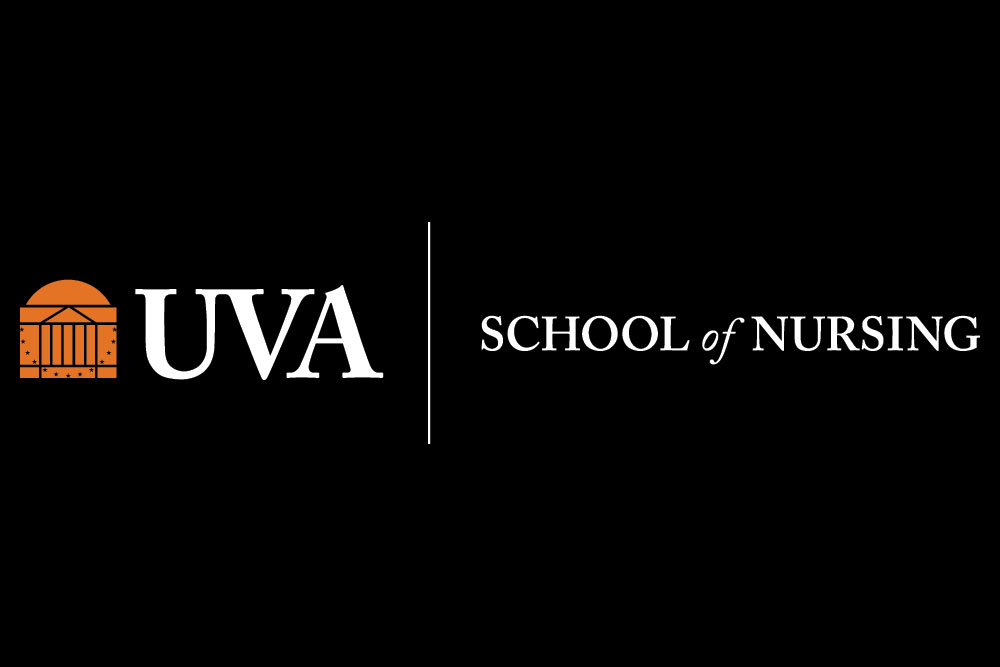 UVA Nursing logo against a black background