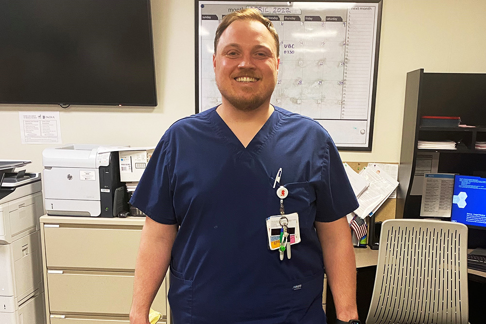RN to BSN student Sean Selby.