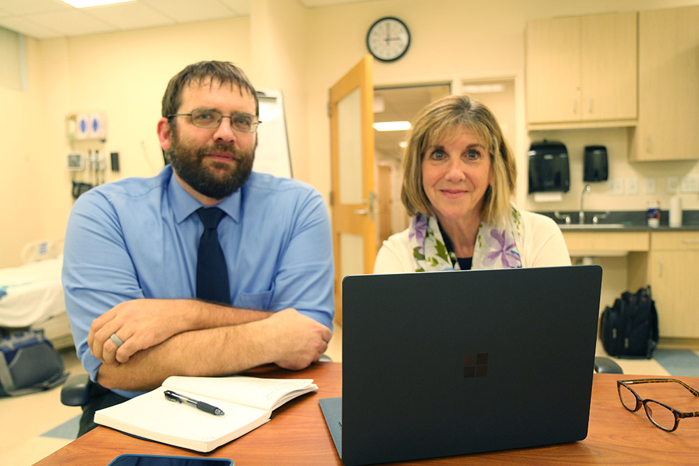 Jonathan Yoder and Maureen Metzger, who study patients with kidney disease and those who care for them.