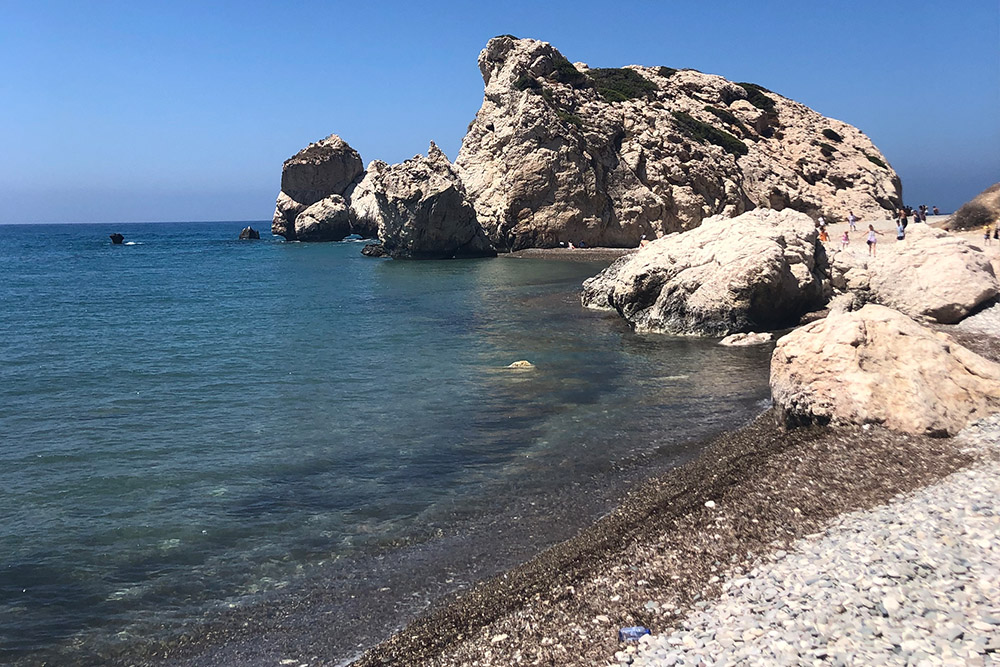An image of coastal Cyprus by nursing student Kelly Murray