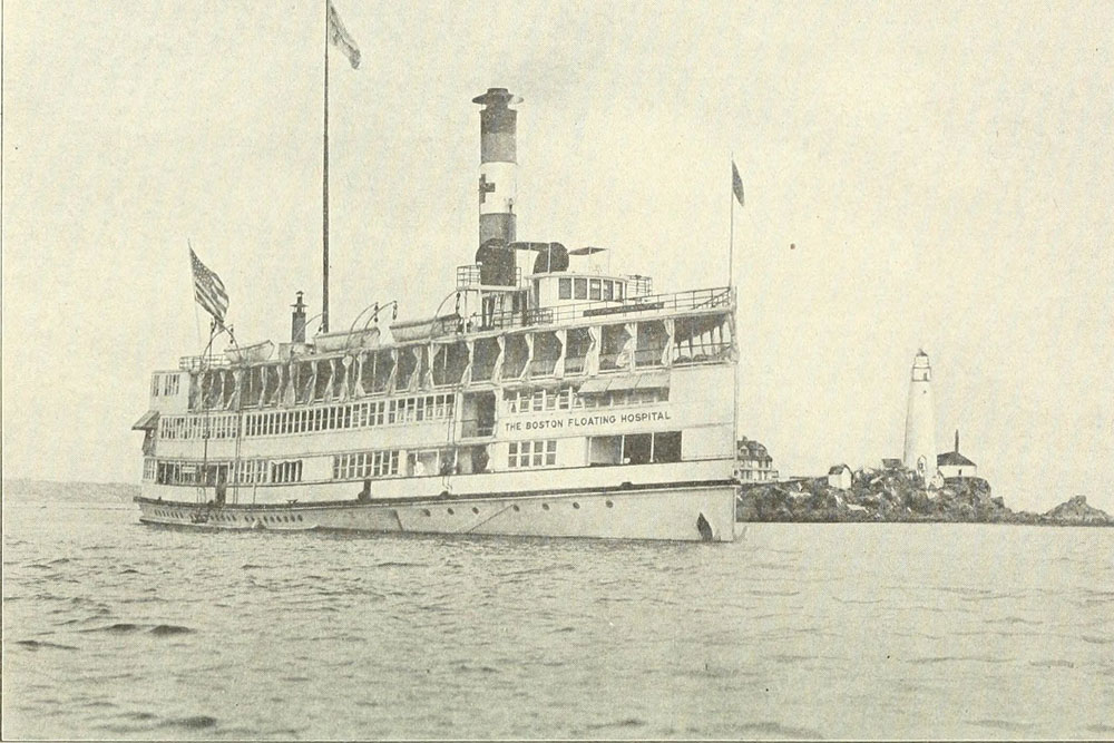 Boston Floating Hospital ship, circa 1916