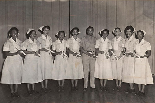 Hidden LPN nurses, Clareice Coles at far right