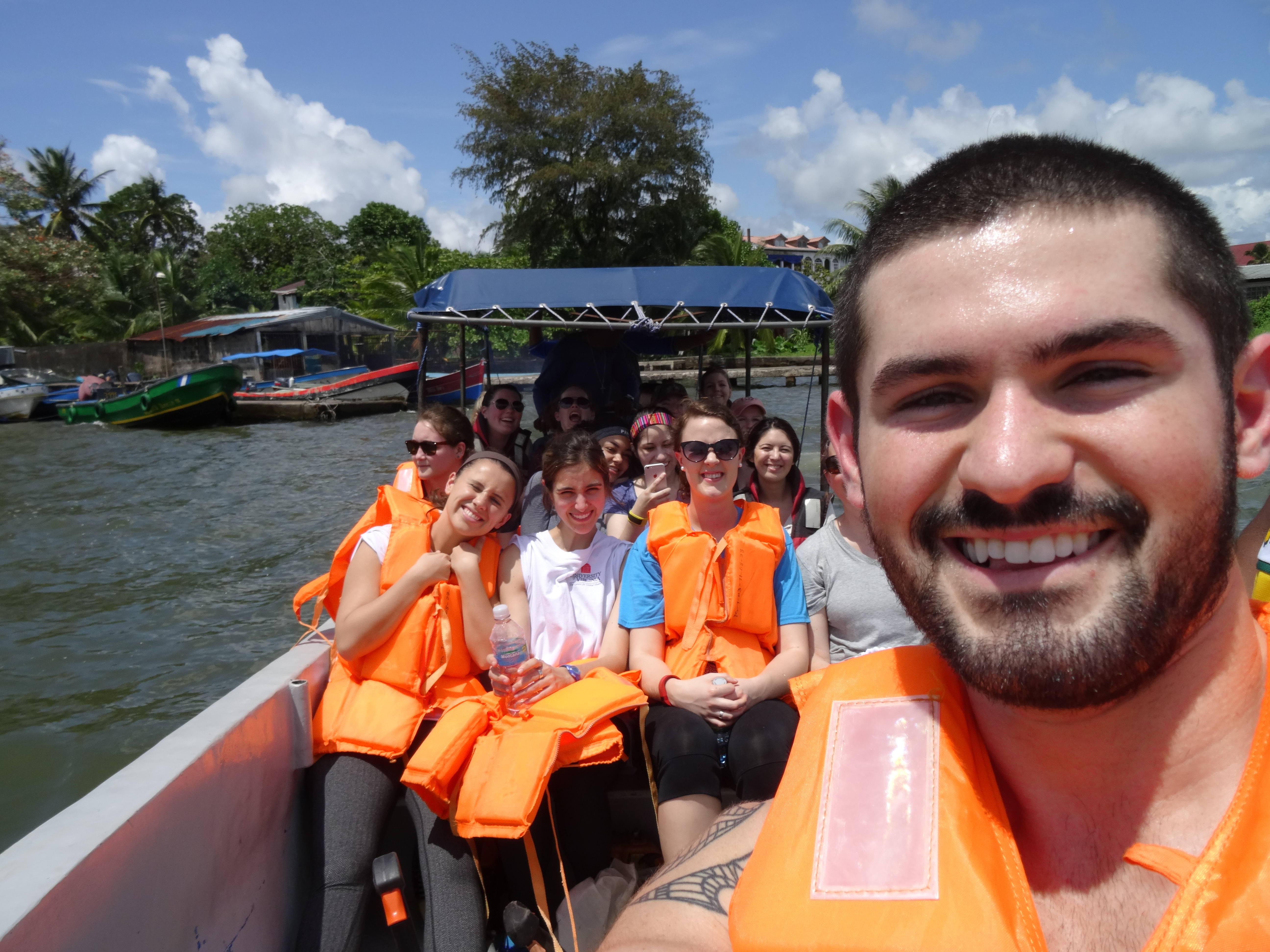 UVA students take time out for fun near Bluefields, Nicaragua