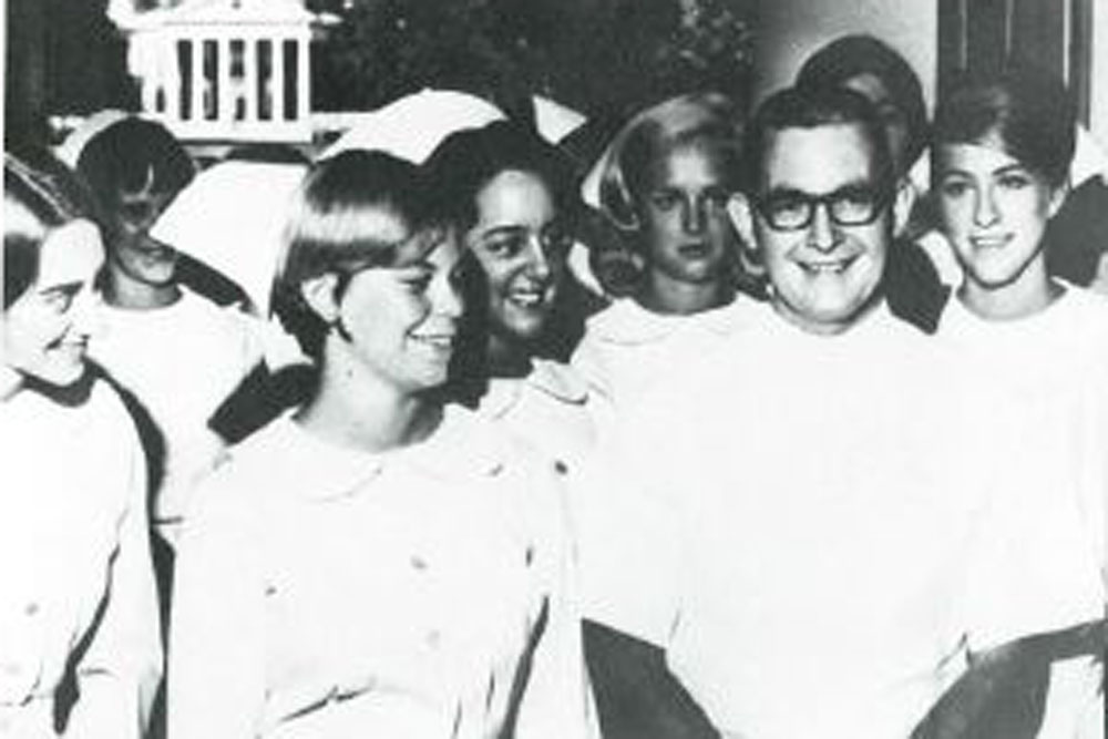 Thomas Watters, first male nursing student at the UVA School of Nursing